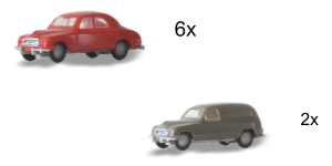 Igra Model 67918118 - H0 - 8-tlg. Set Škoda 1201 - Set 3